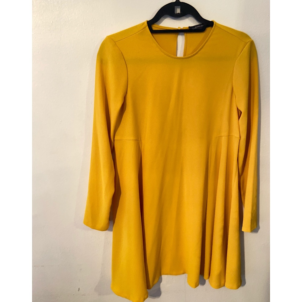 Yellow Flared Dress